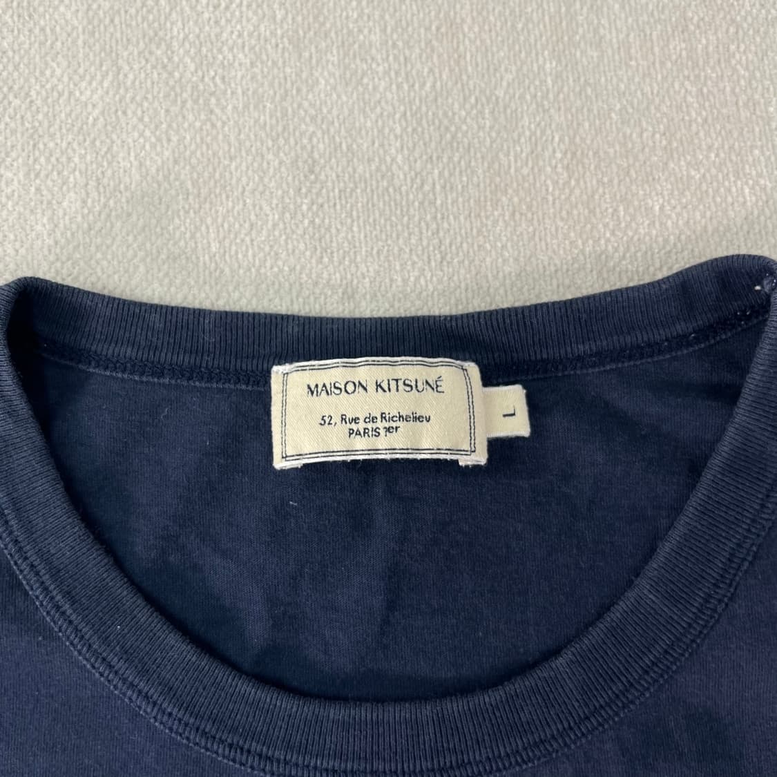 100 메종키츠네 원폭스 반팔티 상품이미지4