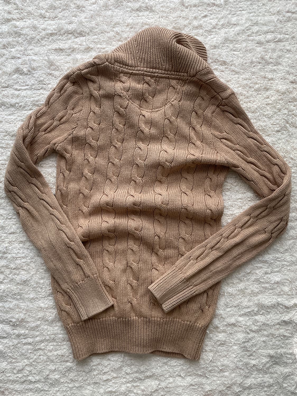 폴로진스 숄카라 우먼스 케이블 가디건 상품이미지7