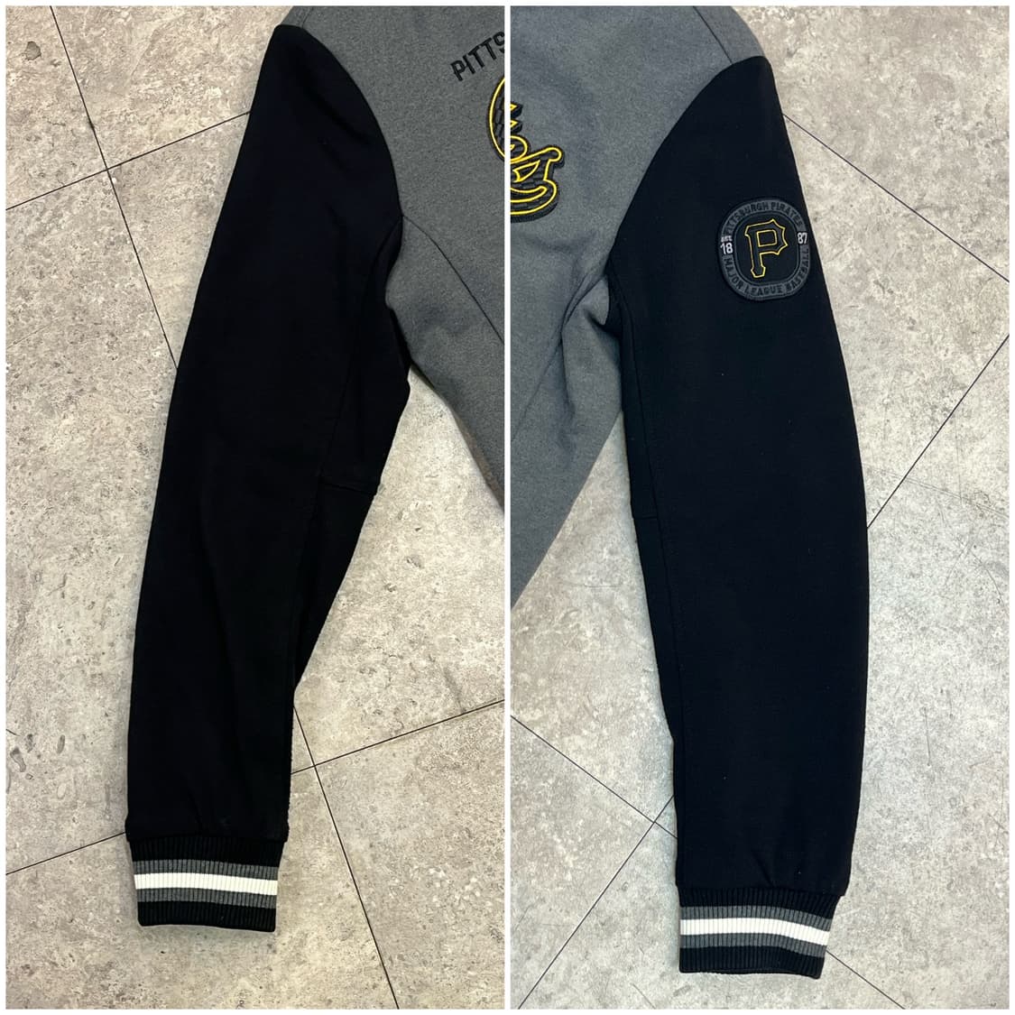 엠엘비 피츠버그 바시티 자켓 그레이 95 #csz2300 상품이미지7