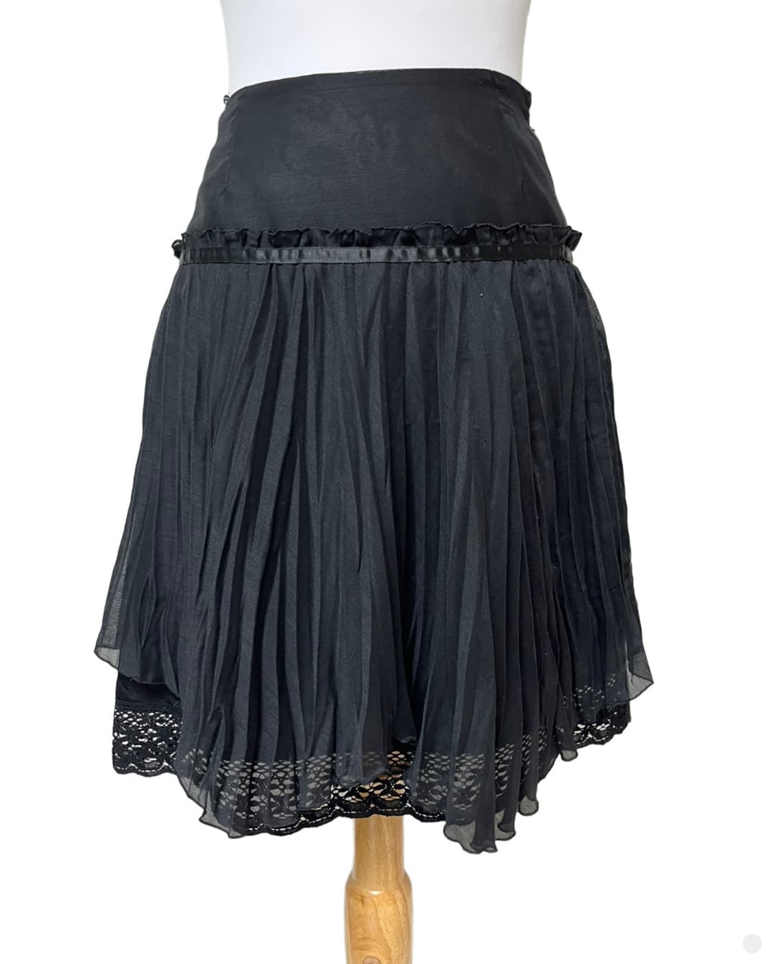 Black lace cancan skirt 상품이미지4
