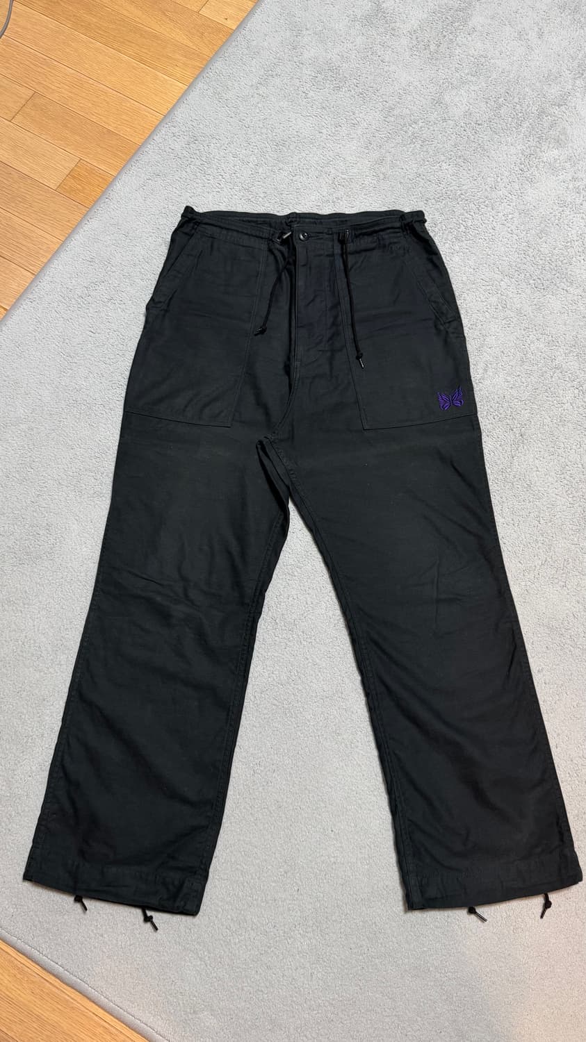 니들스 스트링 퍼티그 팬츠 블랙 S 상품이미지1