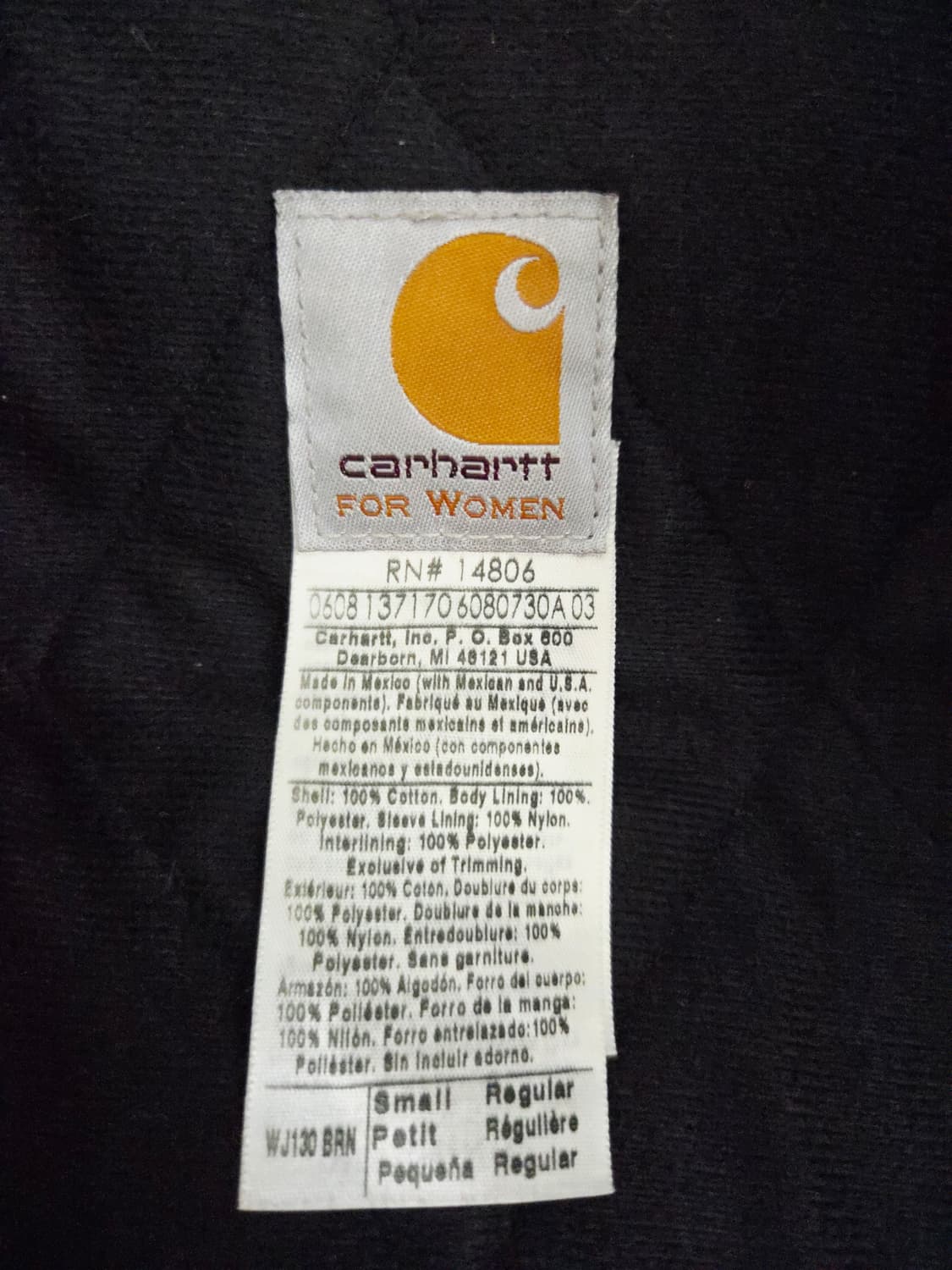 칼하트 WJ130 워크 자켓_S 상품이미지8