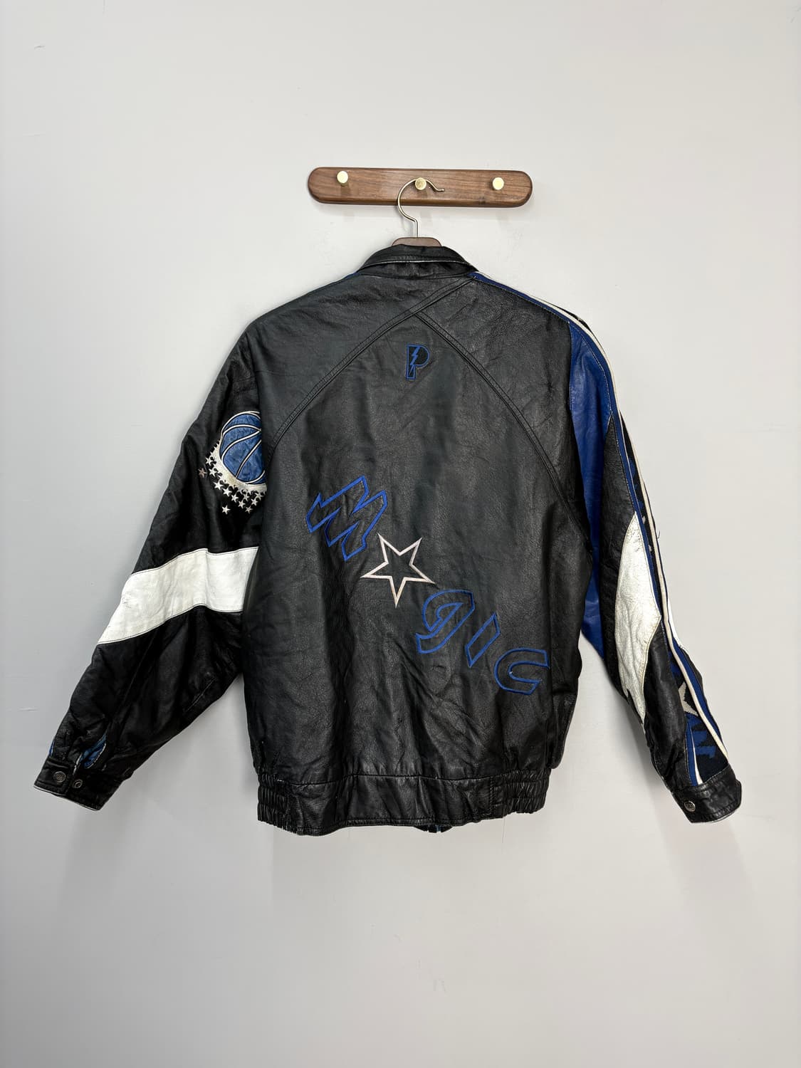 프로플레이어 NBA 올랜도매직 올드스쿨 레더 자켓 A3619 상품이미지7