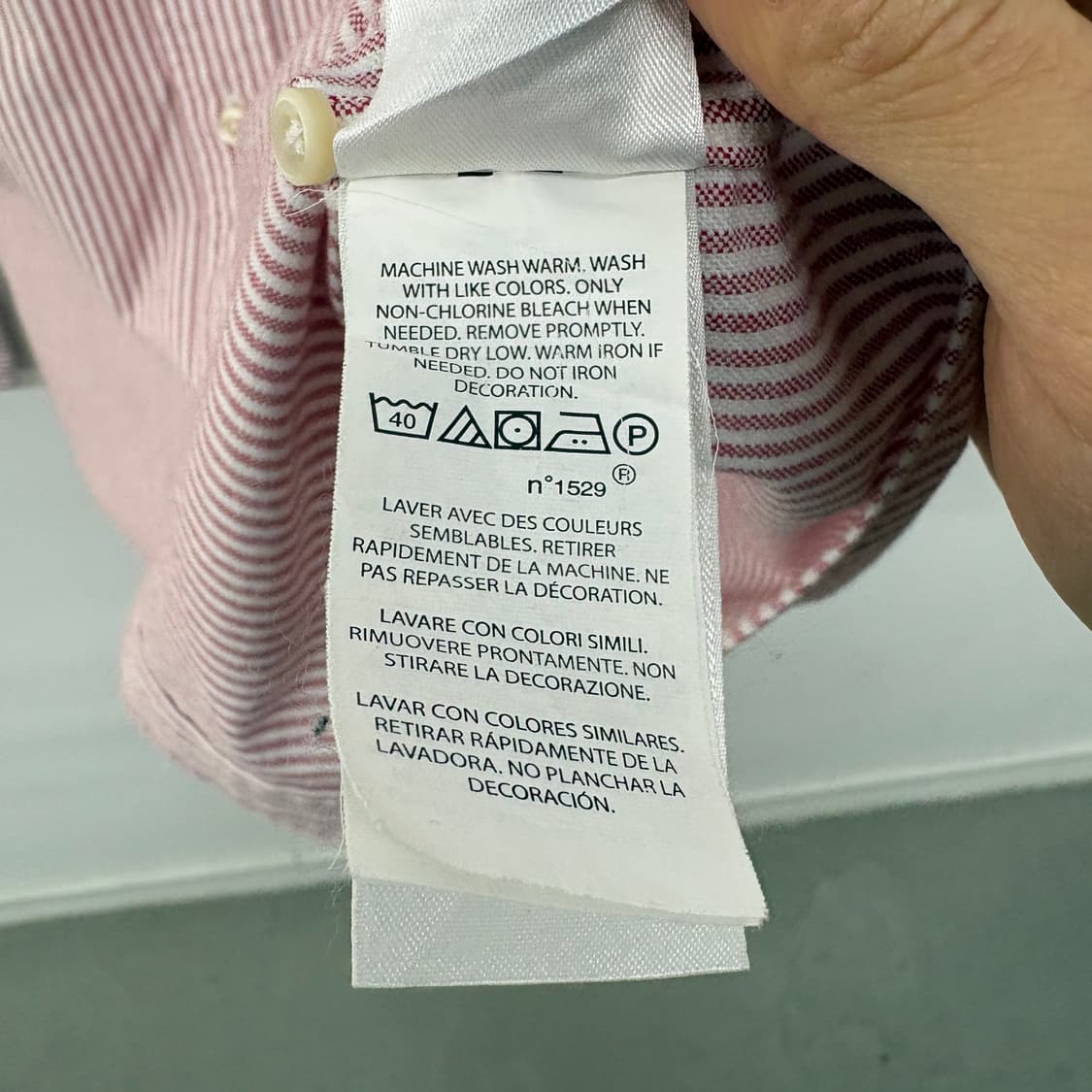 폴로 랄프로렌 스트라이프 셔츠 남성 S 상품이미지6