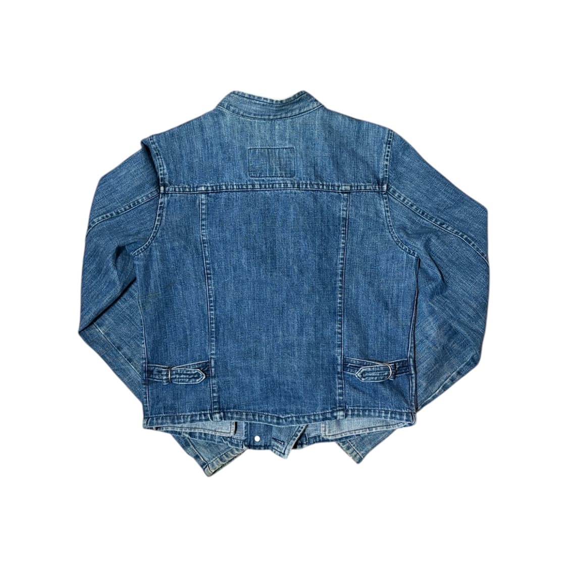 AGNES B. INDIGO NAPOLEON DENIM JACKET 상품이미지2