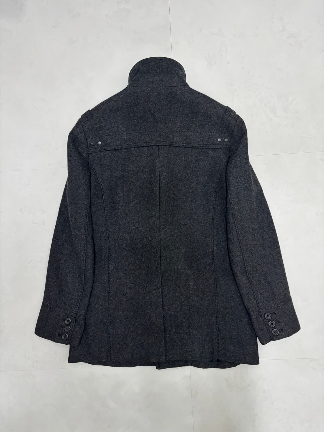 HIGH NECK WOOL JACKET 상품이미지10
