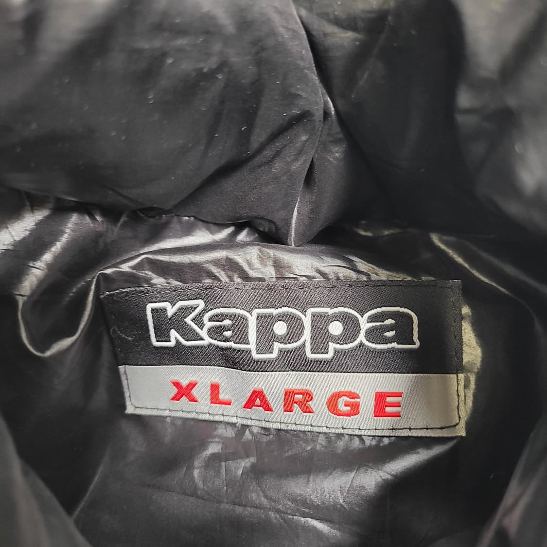 kappa 카파 글로시 배색 패딩조끼 XL 상품이미지2