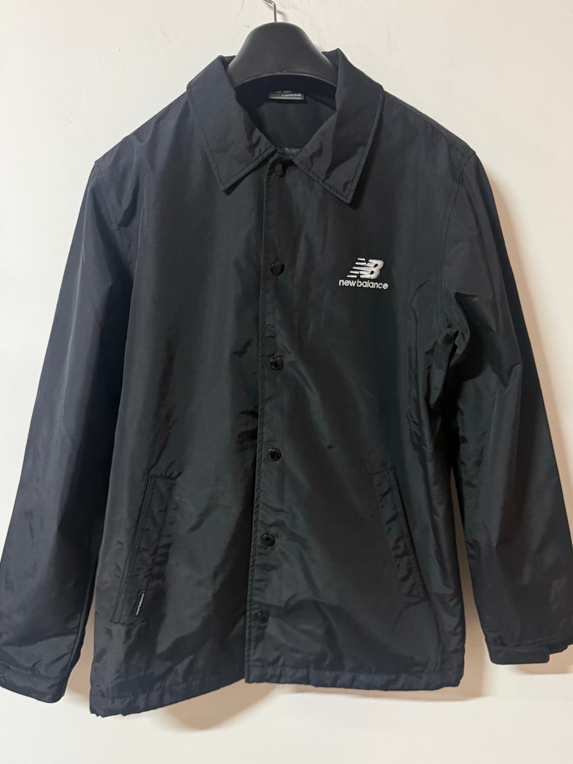 뉴발란스 코치 자켓 블랙 빈티지 바람막이 상품이미지3