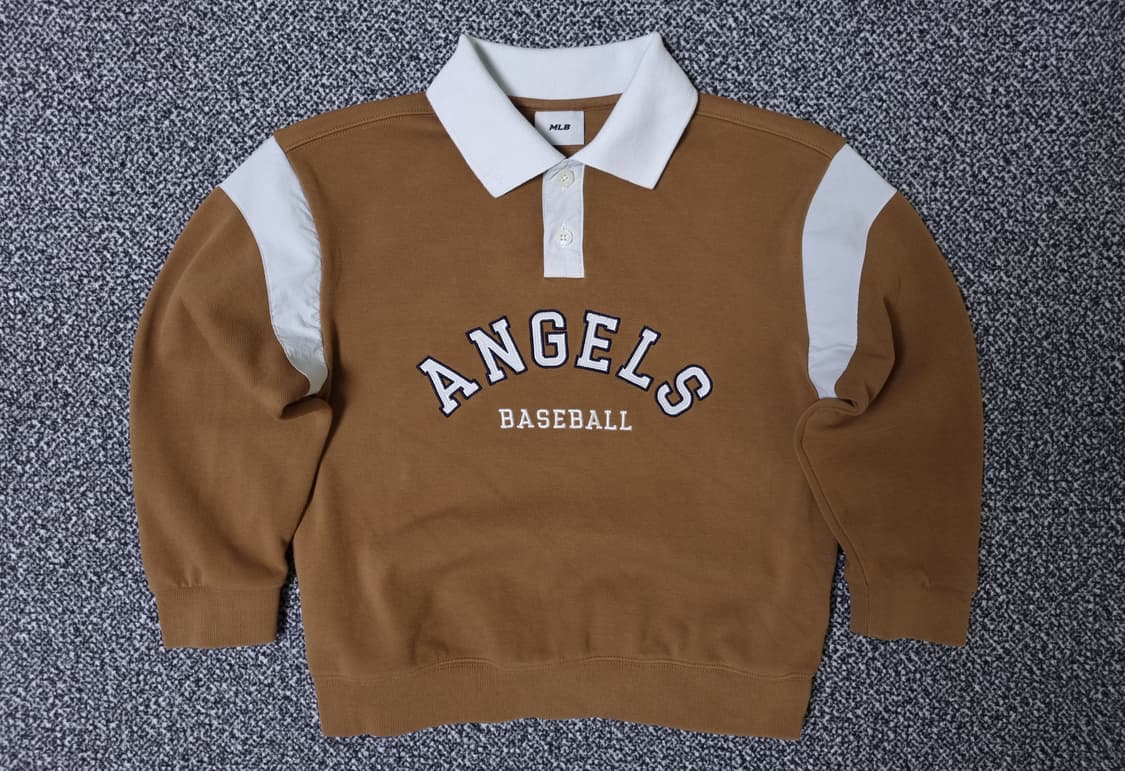 [무료배송][130]MLB 키즈 바시티 피케 맨투맨 상품이미지1