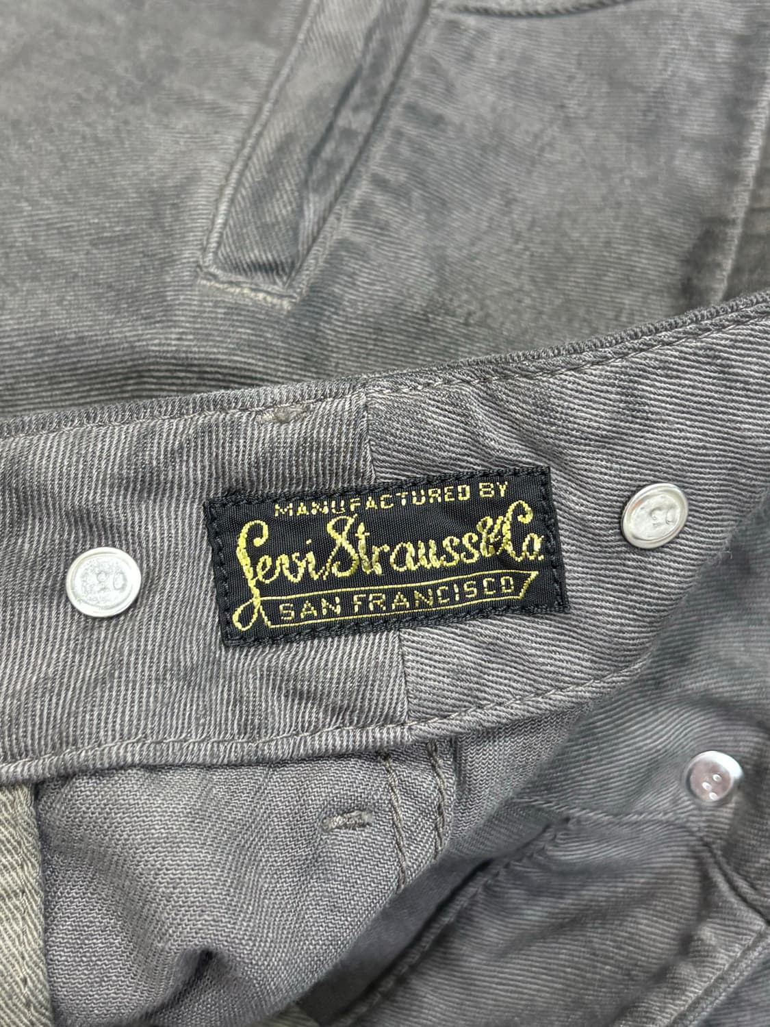 LVC 1920s 치노 팬츠 faded 블랙 상품이미지5