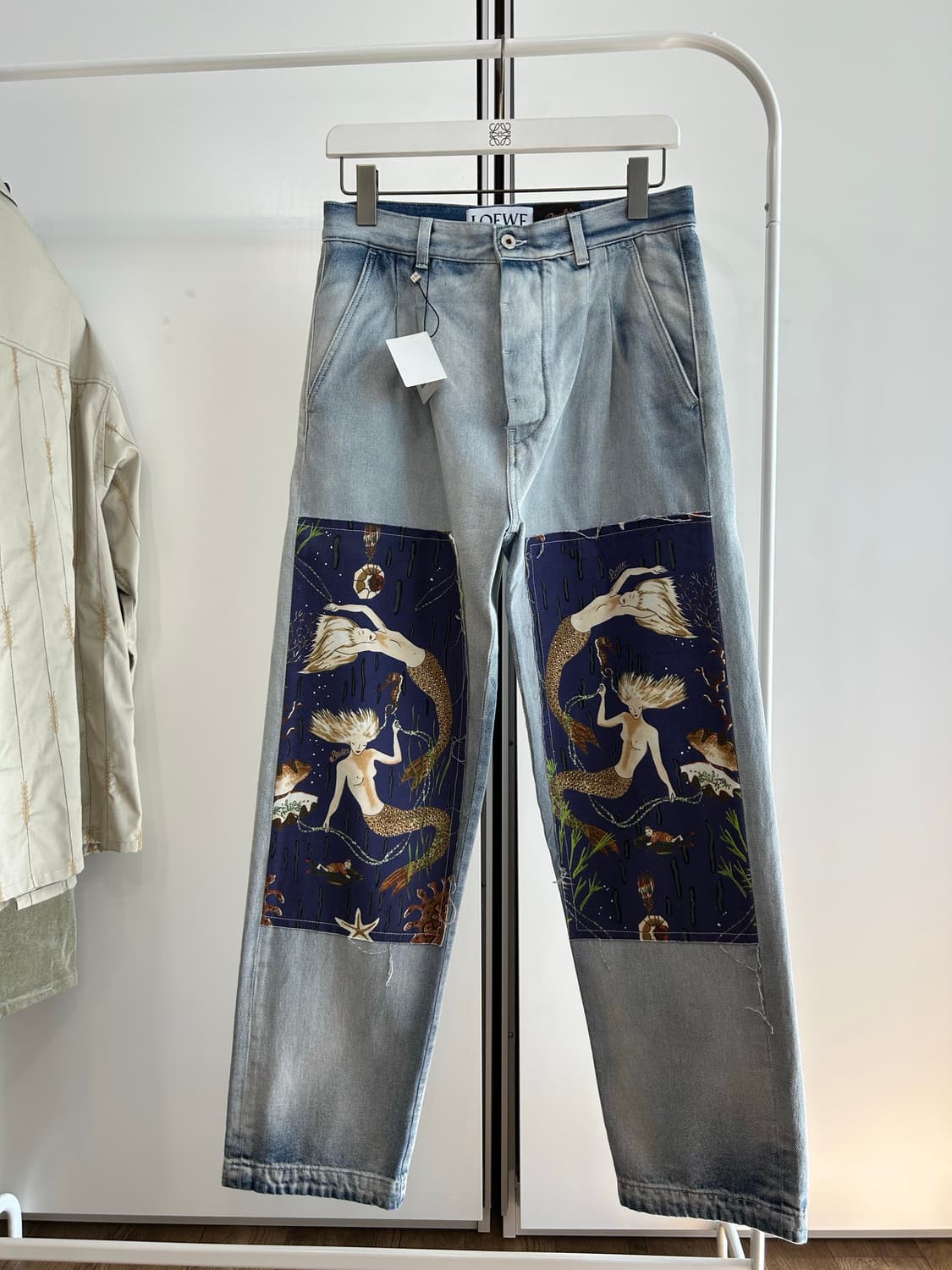 로에베 메르메이드 패치워크 데님 팬츠 상품이미지1