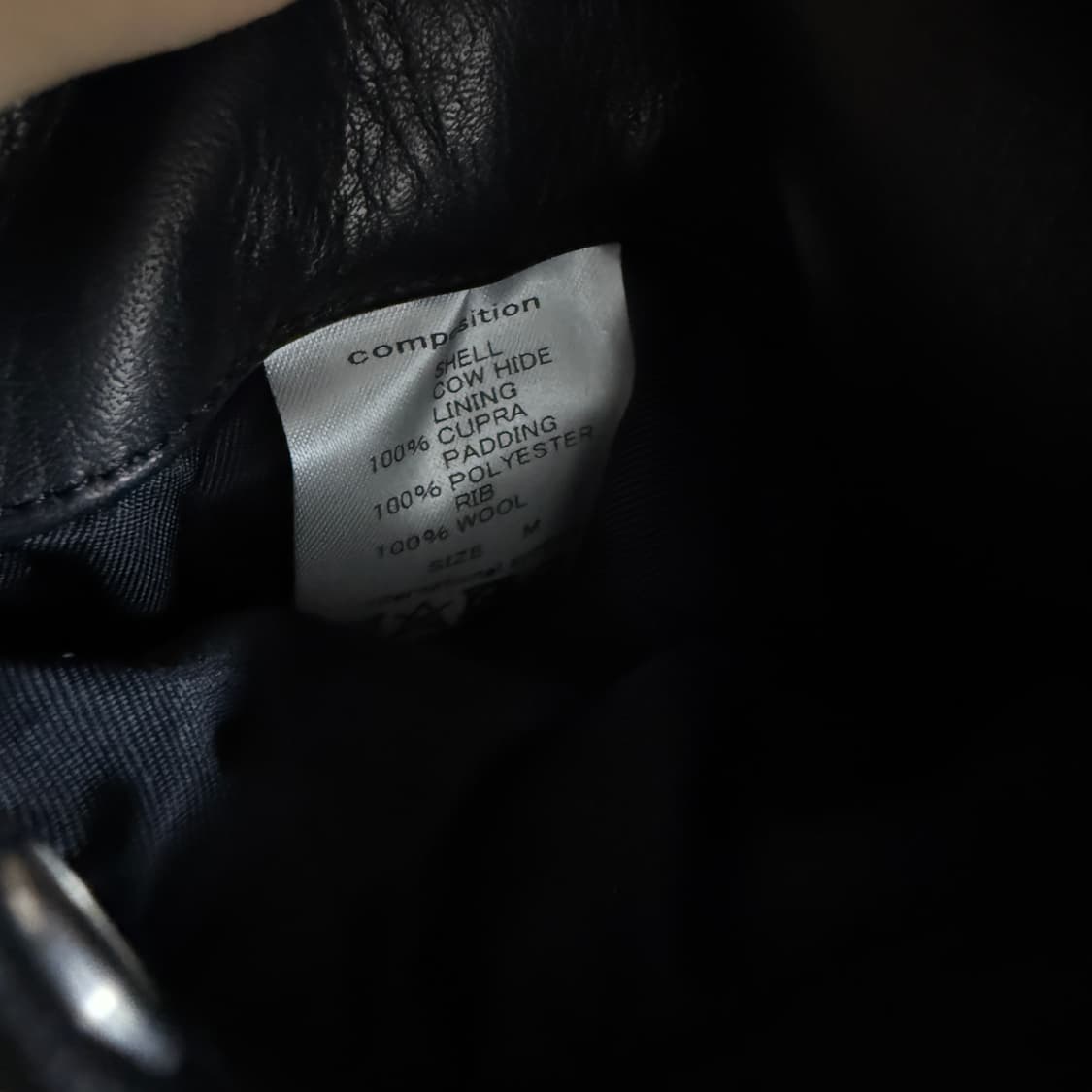 와코마리아 레더 바시티 자켓 상품이미지4