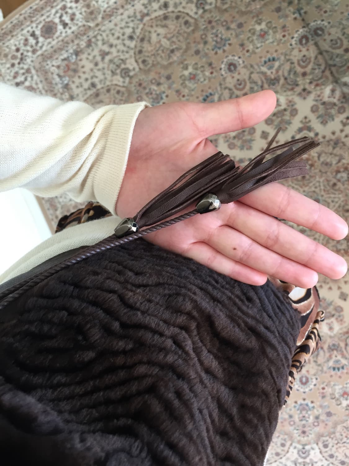 Antique fur vest 상품이미지7