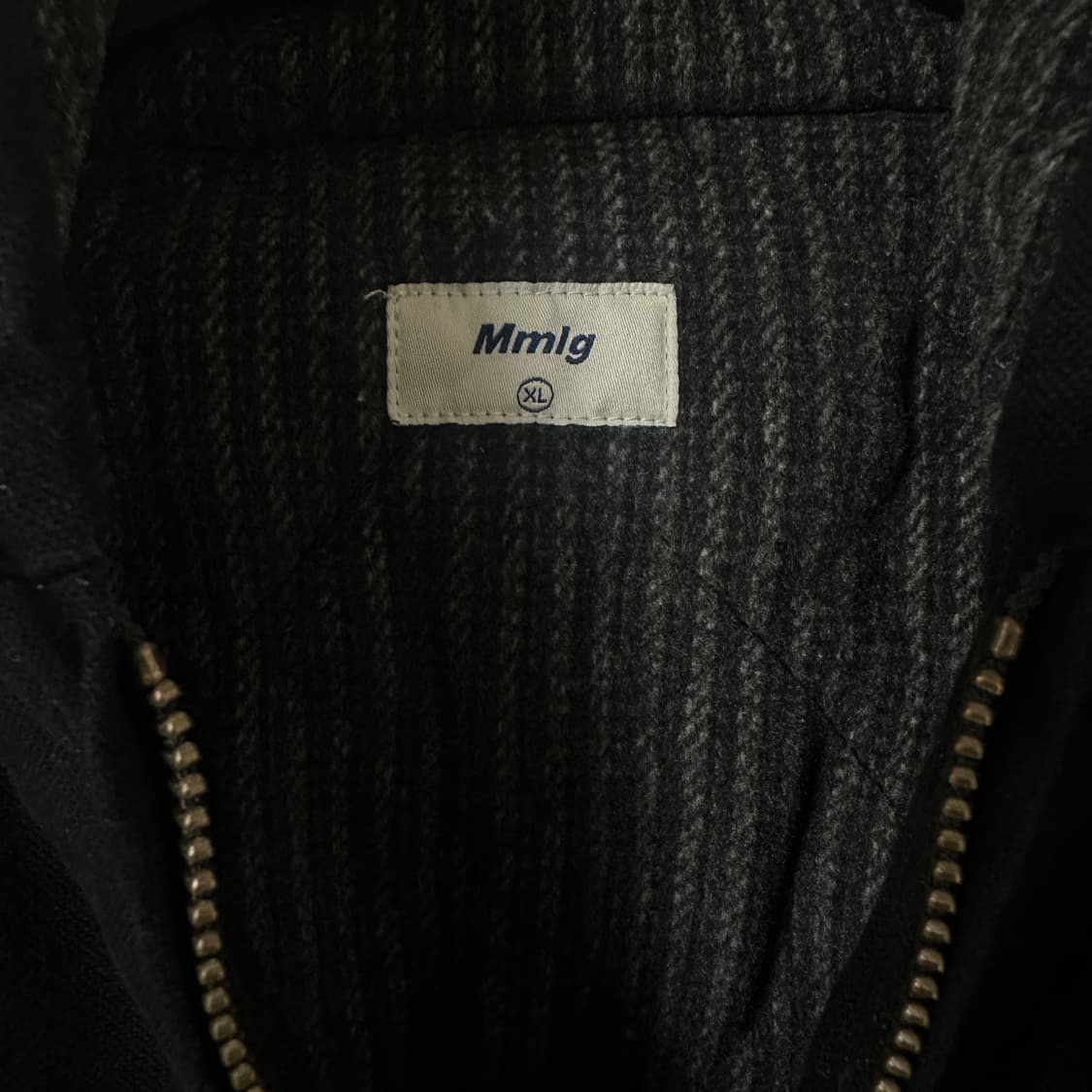 새상품 XL 엠엠엘지 mmlg 워크 후드집업 액티브자켓 블랙 상품이미지3