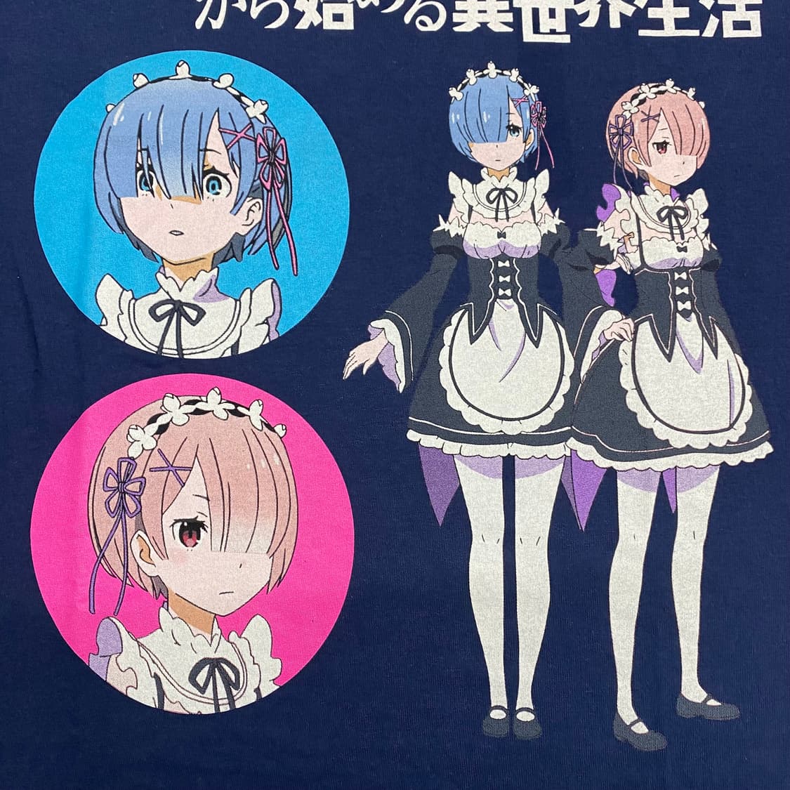 리제로 오피셜 애니메이션 티셔츠 상품이미지5