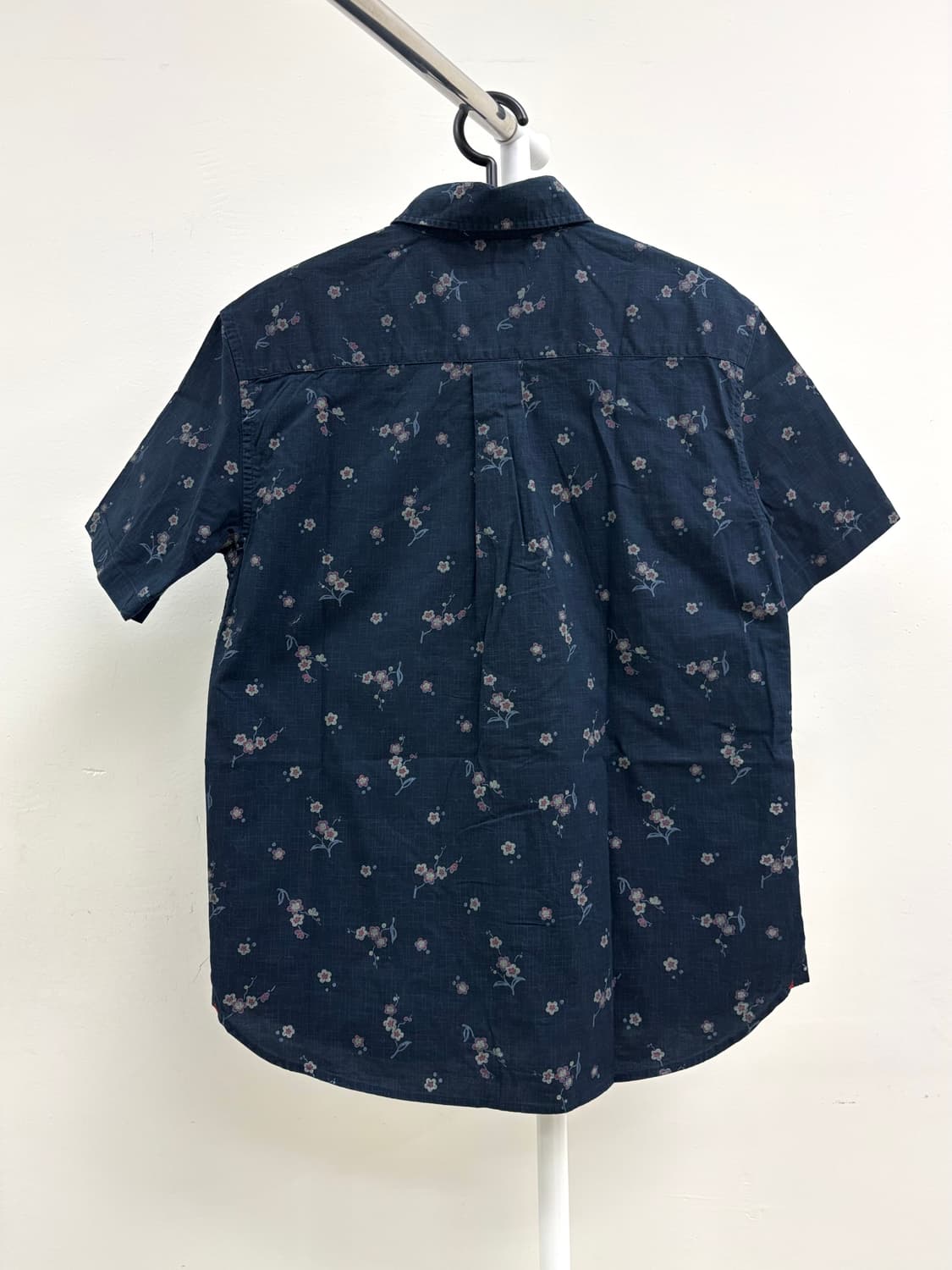 빈티지 네이비 플로럴 셔츠 상품이미지7