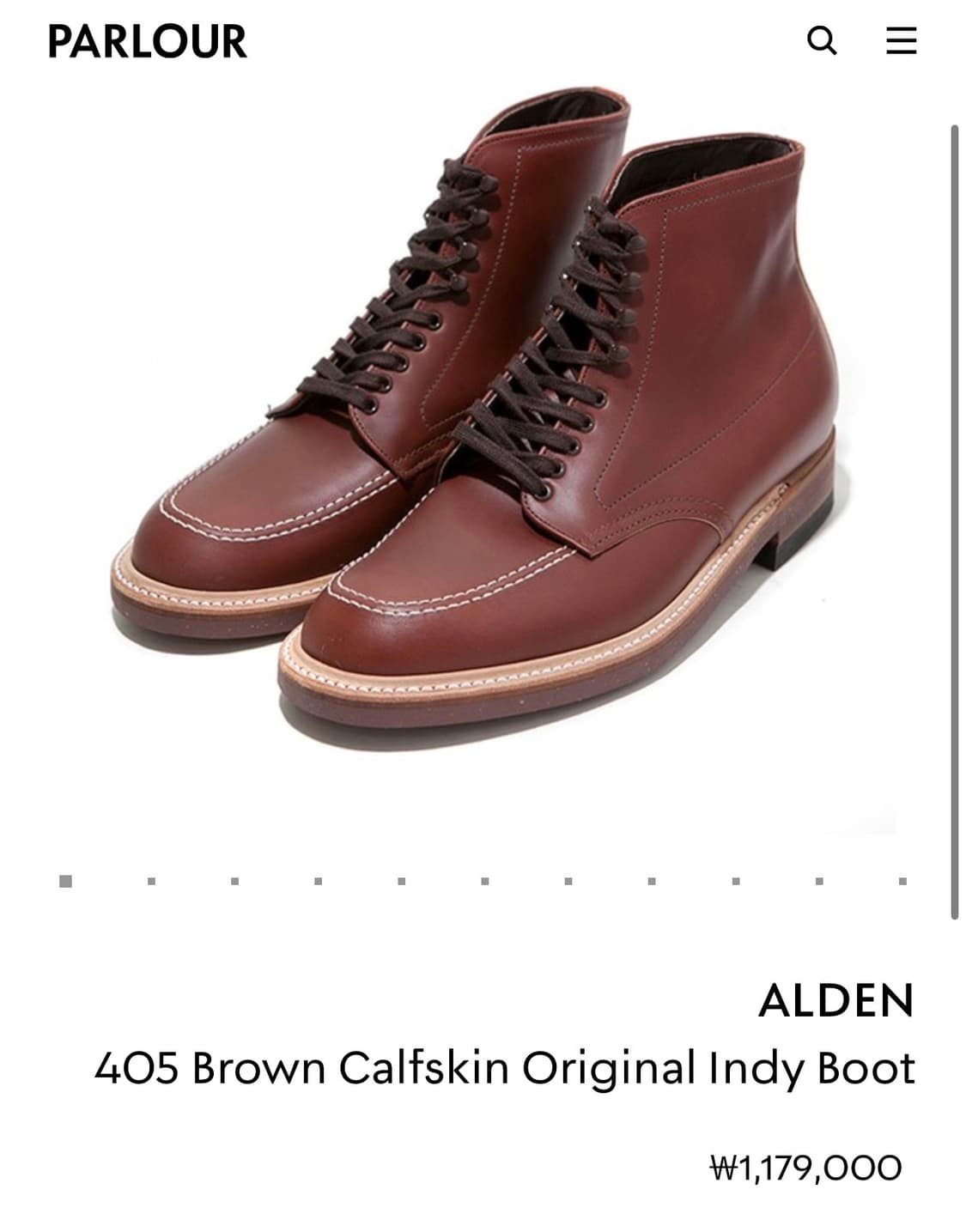 알든 405 인디부츠 7D 상품이미지2