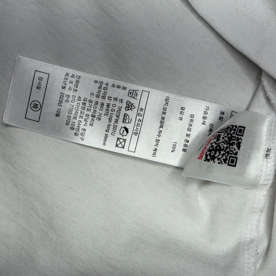 [XL] 트루릴리전 월드투어 롱슬리브 상품이미지6