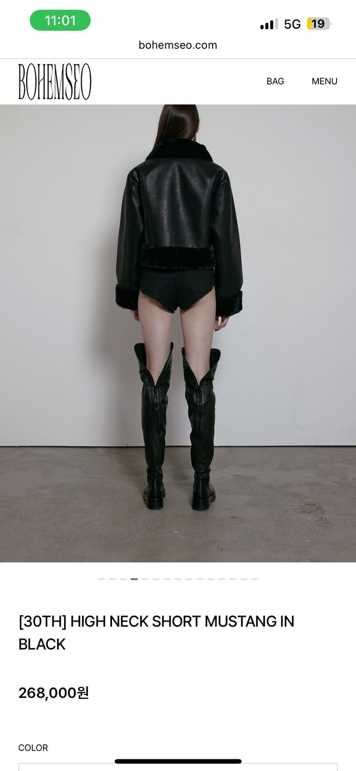 Bohemian Seoul High Neck Mustang 상품이미지5