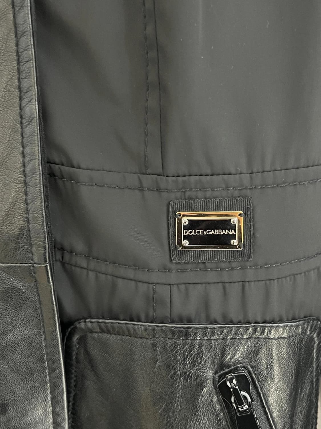 돌체앤가바나 레더트리밍 자켓 상품이미지3