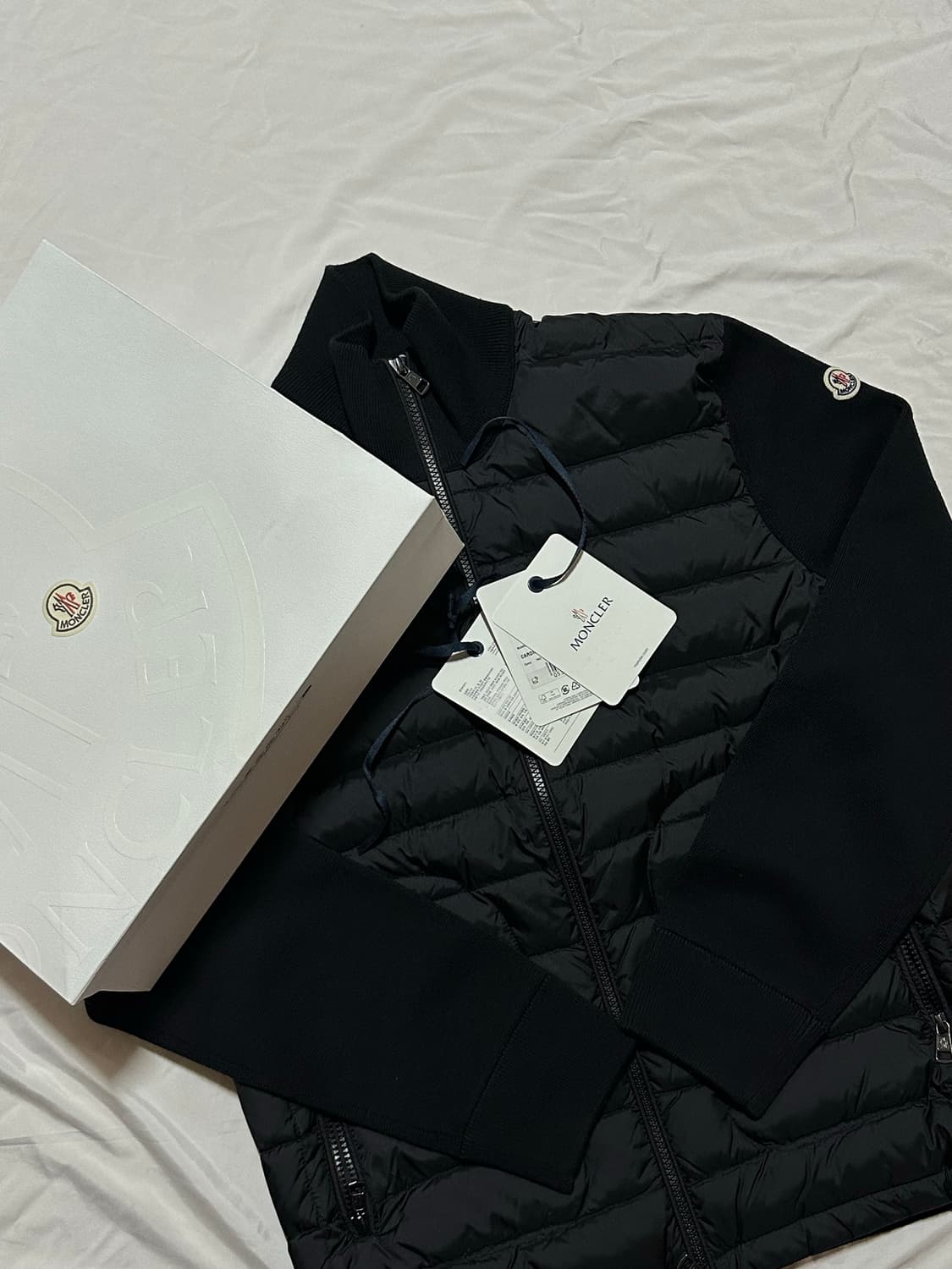 몽클레어 니트 패딩 블랙 L 상품이미지1