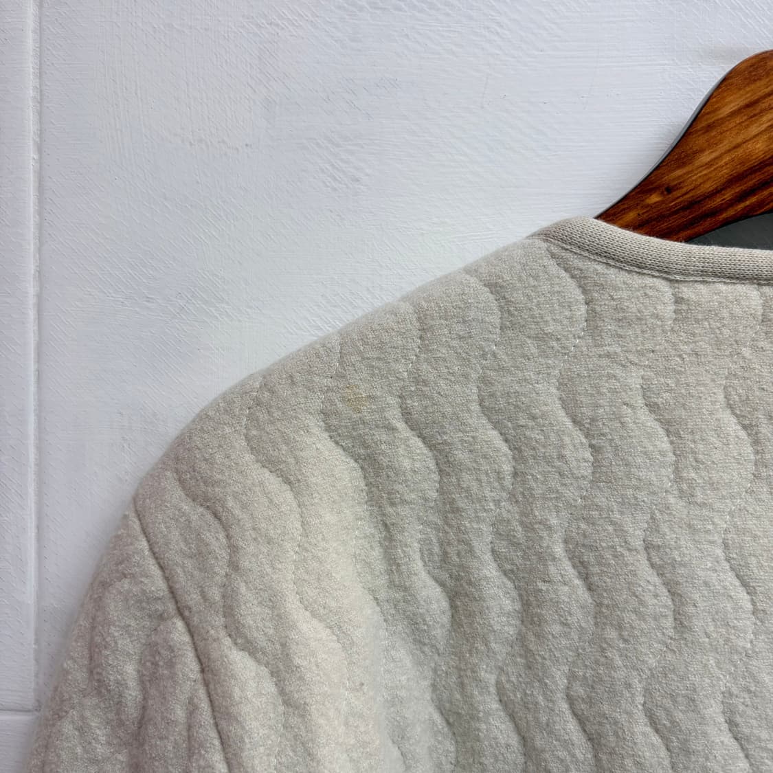 GEIGER 가이거 꽃 자수 퀼팅 울 자켓 40 상품이미지7