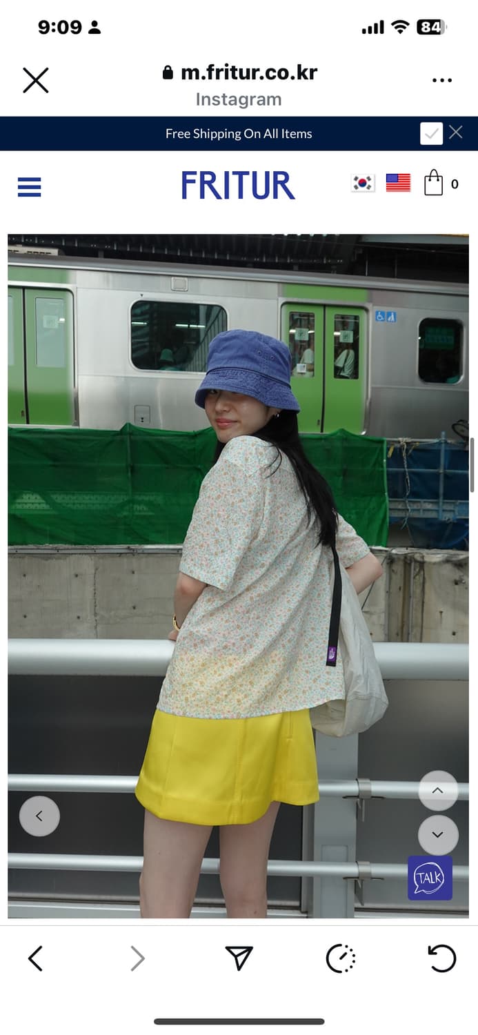 FRITUR 꽃무늬 블라우스 F사이즈 상품이미지10