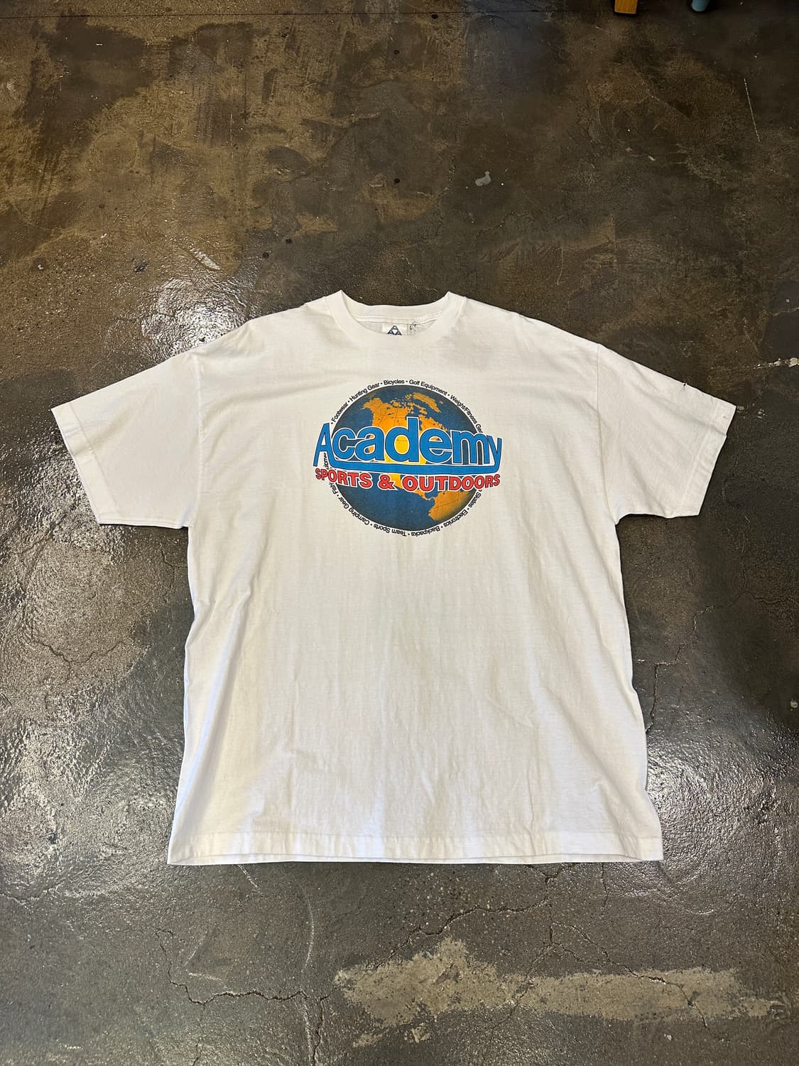 90s AAA made in USA 아카데미 스포츠 반팔티 XXL 상품이미지1