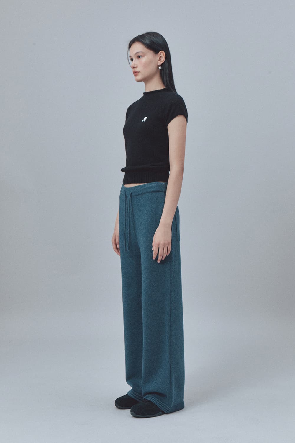 (1회착) Rest & Recreation 블랙 크롭 티셔츠 + 스커트 상품이미지6