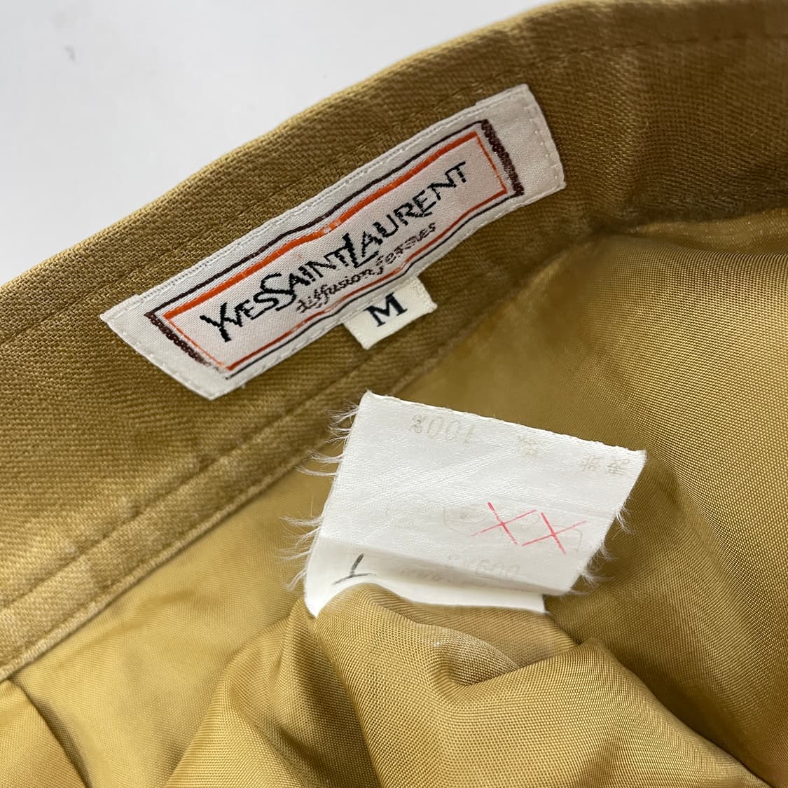 올드 입생로랑 린넨 스커트 상품이미지6