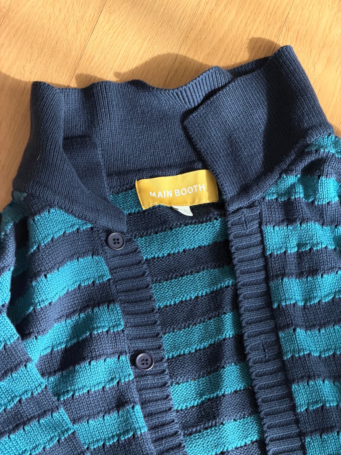 MAIN BOOTH 스트라이프 니트 반팔 상품이미지4