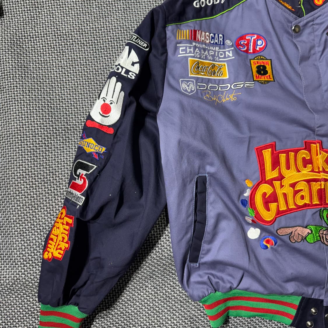 레이싱 자켓 퍼플 ( XL/OLD-8007 ) 상품이미지5