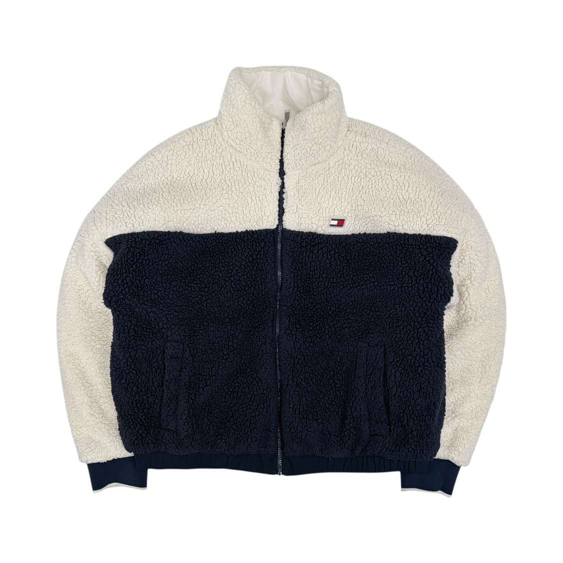 타미힐피거 스포츠로고 컬러블록 리버시블 플리스 패딩 자켓 상품이미지3