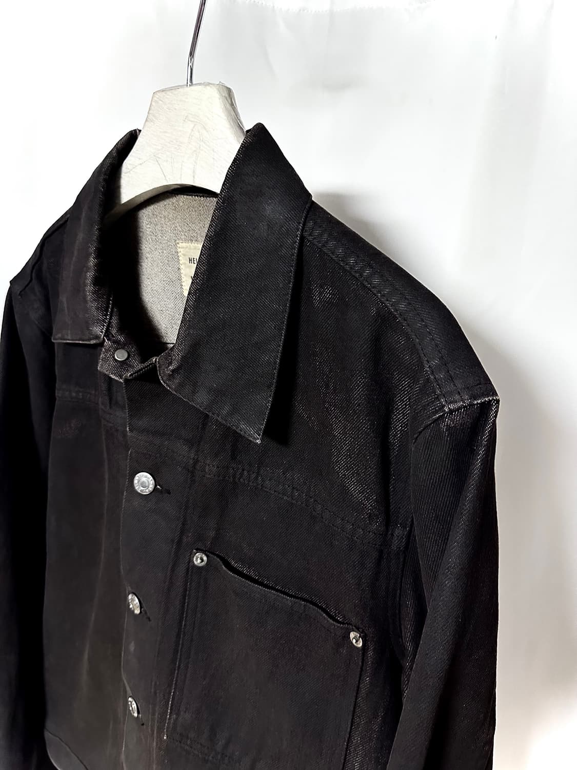 Helmut Lang 90s' Coated 1st denim 트러커 상품이미지2