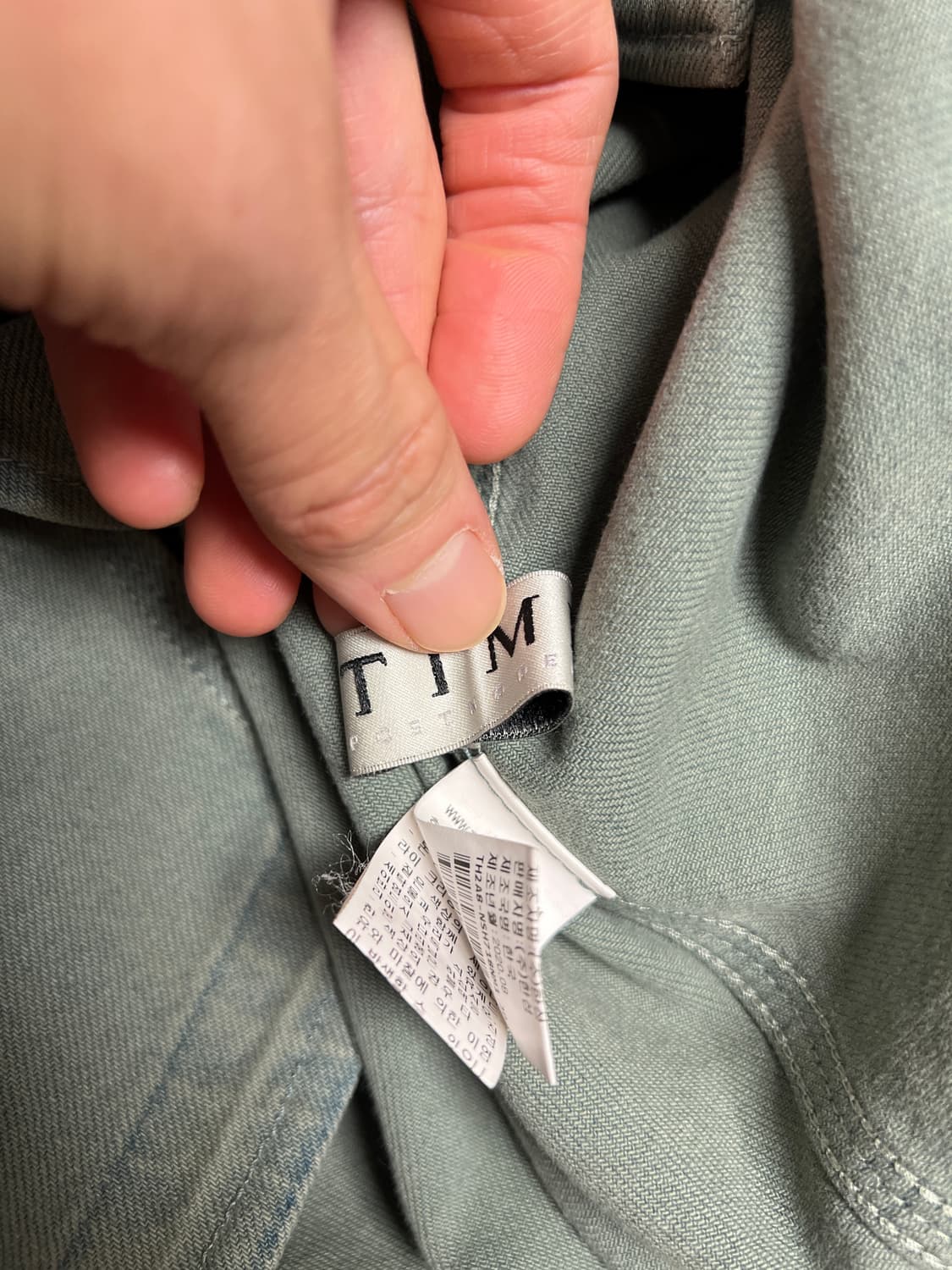 [1XL] 타임 그린 데님 셔츠자켓 상품이미지4