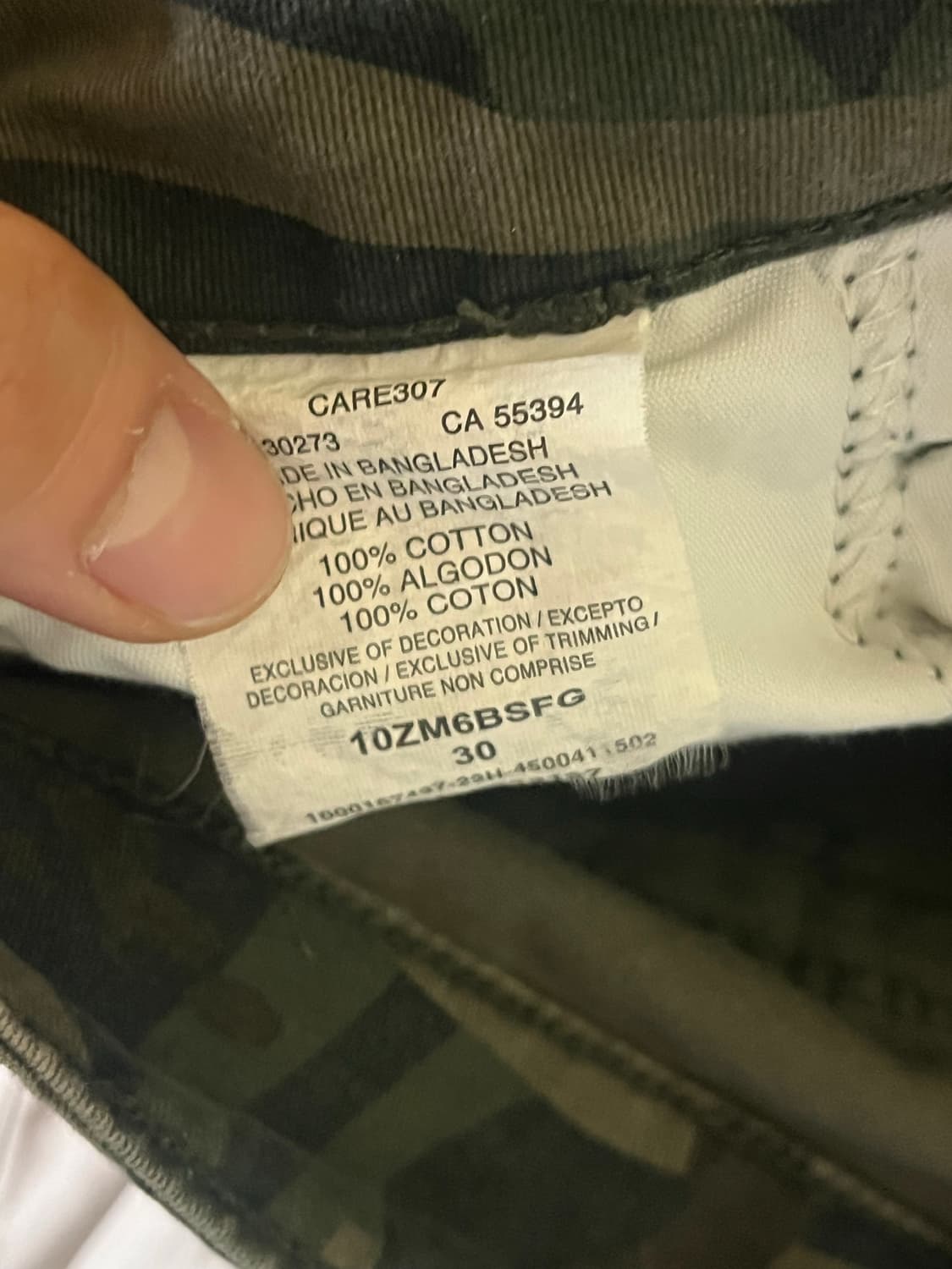 Wrangler 카모 카고 반바지 30 상품이미지5