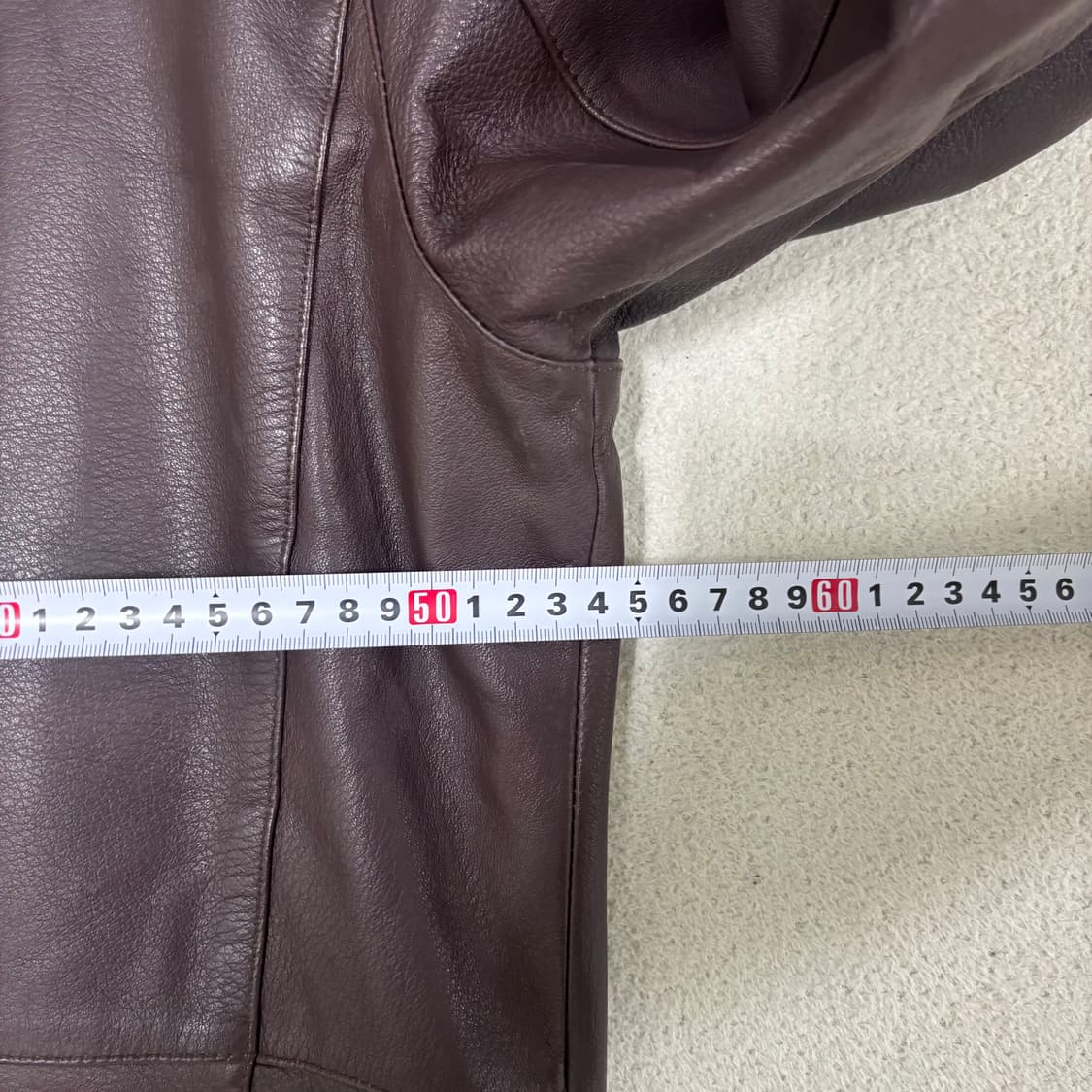 95 바쏘 옴므 남성 블랙 천연 양가죽 자켓 1210-2 상품이미지5