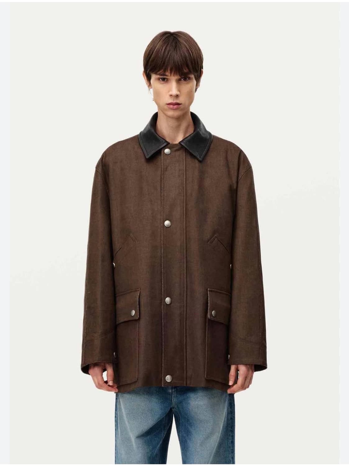 솔리드옴므 / 멀티포켓 워크자켓 브라운 / 48 상품이미지1