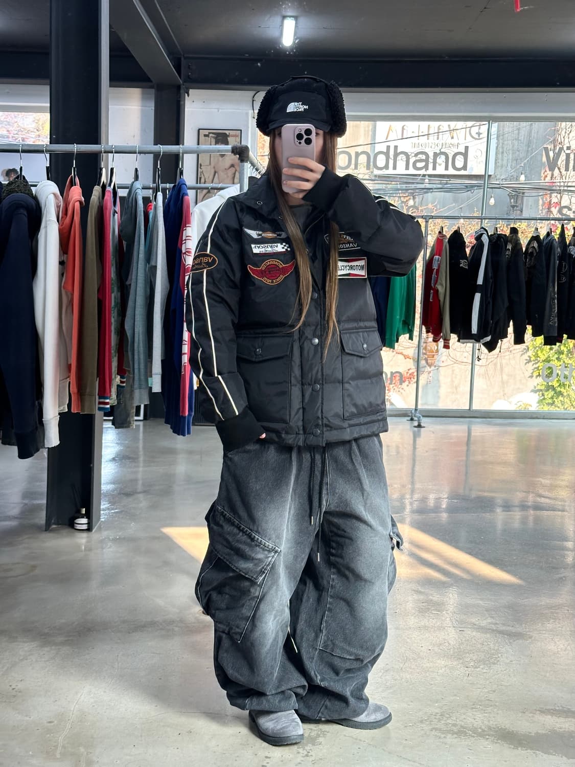 벤슨 Motorcycles 패딩 점퍼 상품이미지2