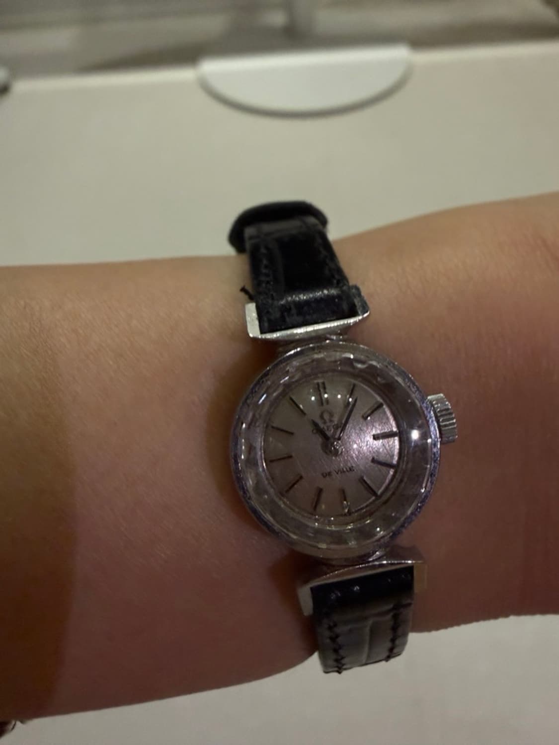 오메가 드빌 다이아몬드 컷 여성용 시계 상품이미지3