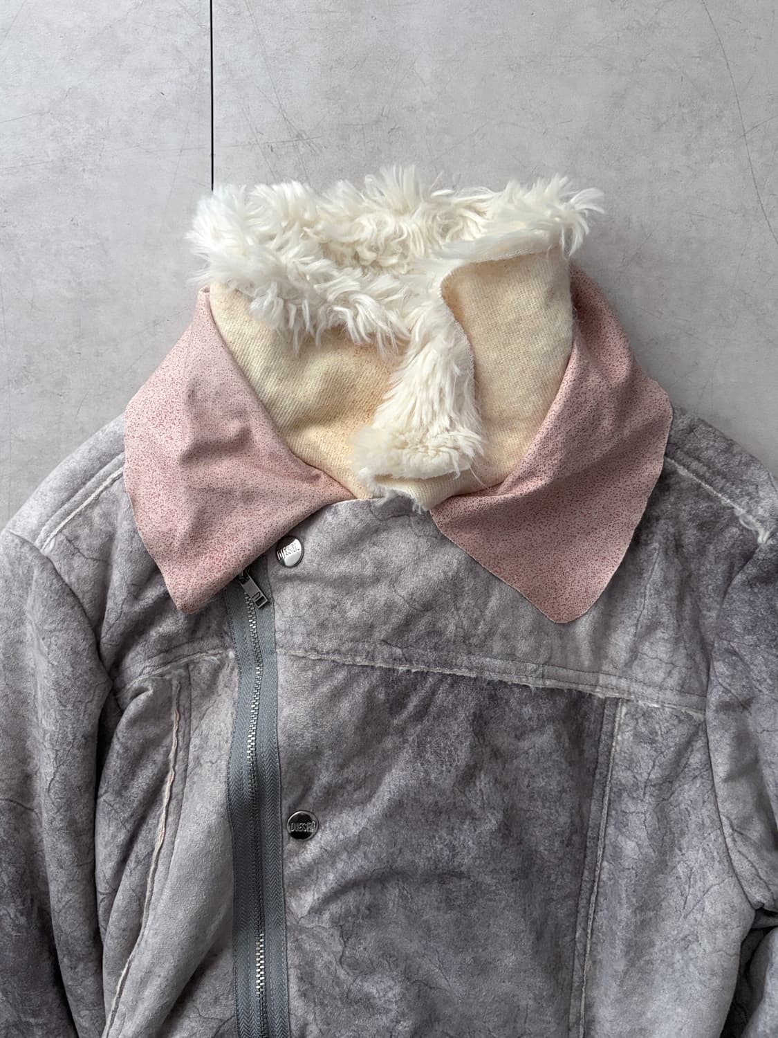 디젤 Y2k 퍼 코트 상품이미지4