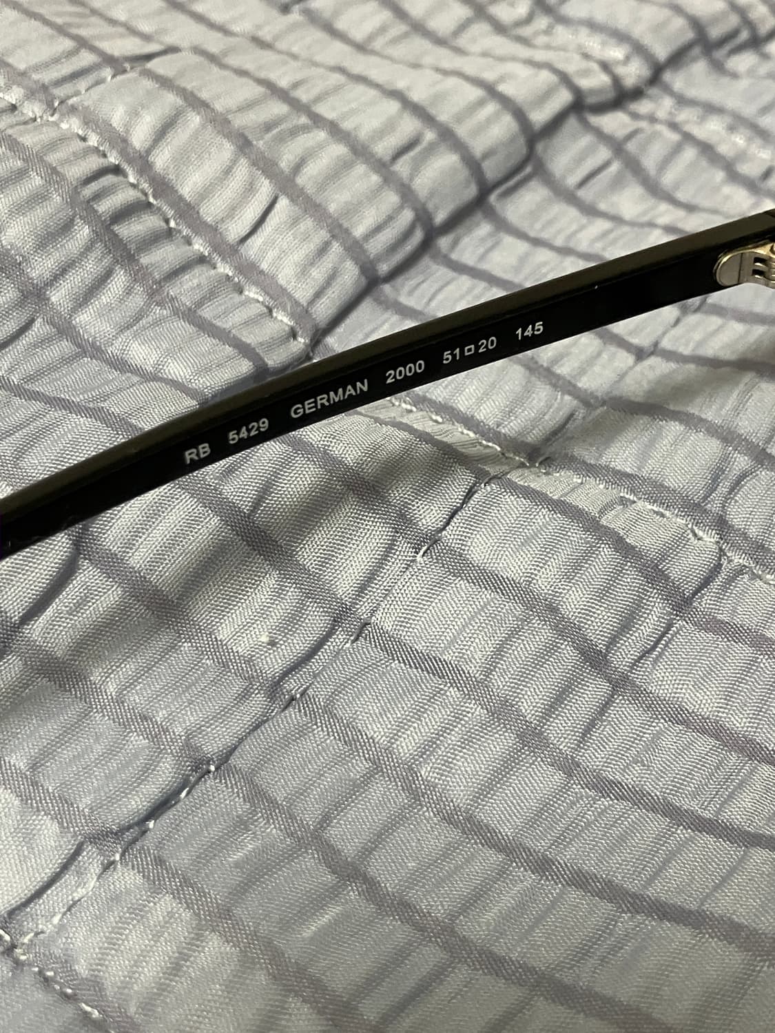 레이벤 RB5429 오벌 안경 블랙 상품이미지3