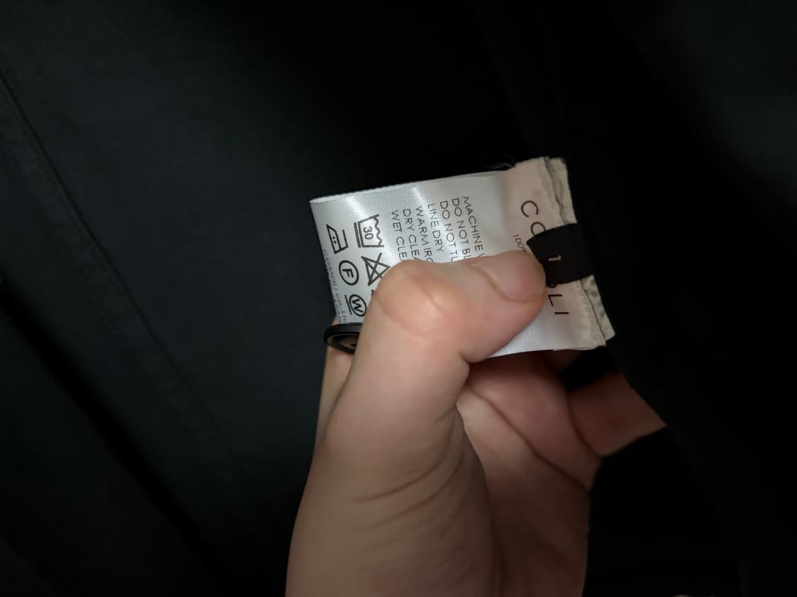 [1]24aw 코모리 가먼트다이드 자켓 블랙 상품이미지4