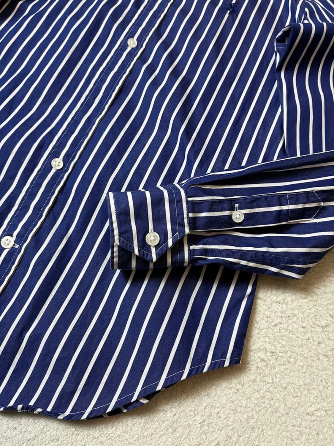 폴로 랄프로렌 시티보이룩 스트라이프 포니 로고 셔츠 PN7630 상품이미지5