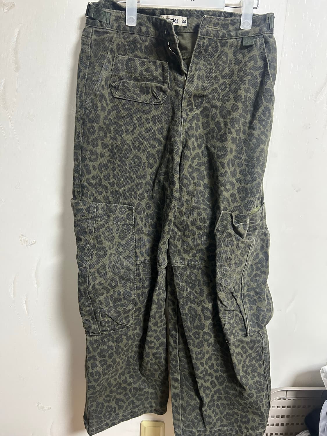 카락터 레오파드 카키 카고 팬츠 00 사이즈 상품이미지2