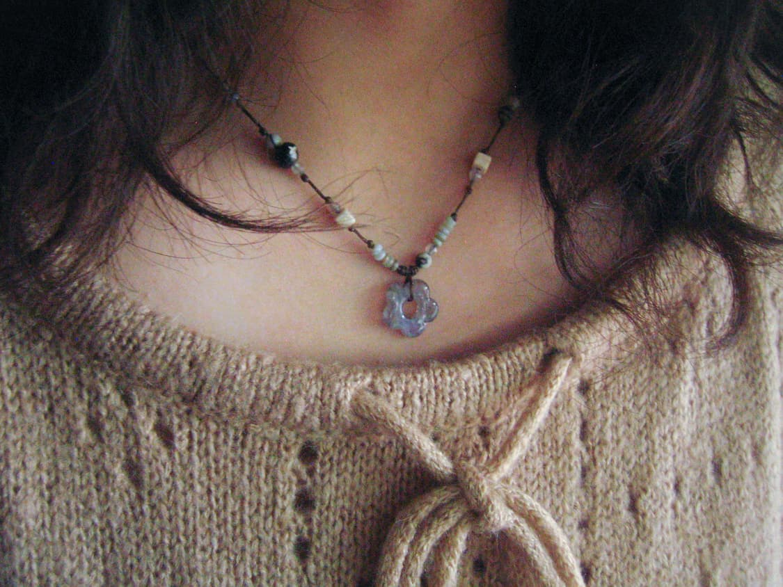 san-flower necklace 산플라워 핸드메이드 목걸이 상품이미지6