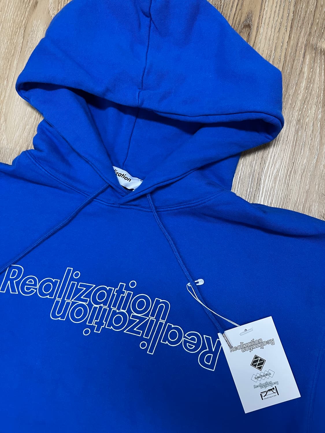 (새상품) 리얼라이제이션 후드 티셔츠 상품이미지2