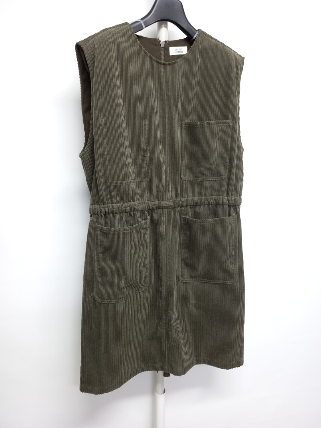 새 톰보이 춘추동 코듀로이 롱 원피스 겸 베스트 F 44-77 상품이미지3