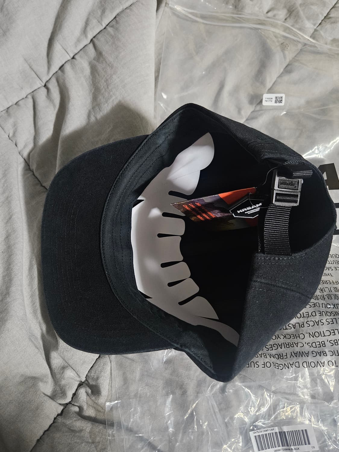 [새상품]슈프림 벤틸 캠프캡 블랙 상품이미지2