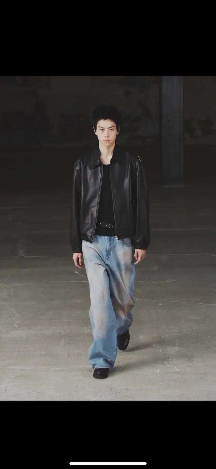 인사일런스 베지터블 레더 플라이트 자켓 L 상품이미지1